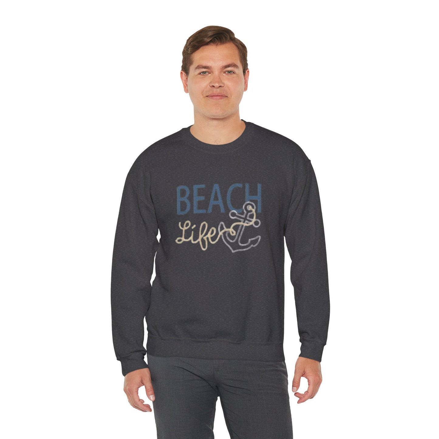 Beach Life Crewneck Sweatshirt, Nautical Sweatshirt, Boating Sweatshirt, Beach Sweatshirt, Unisex Sweatshirt
