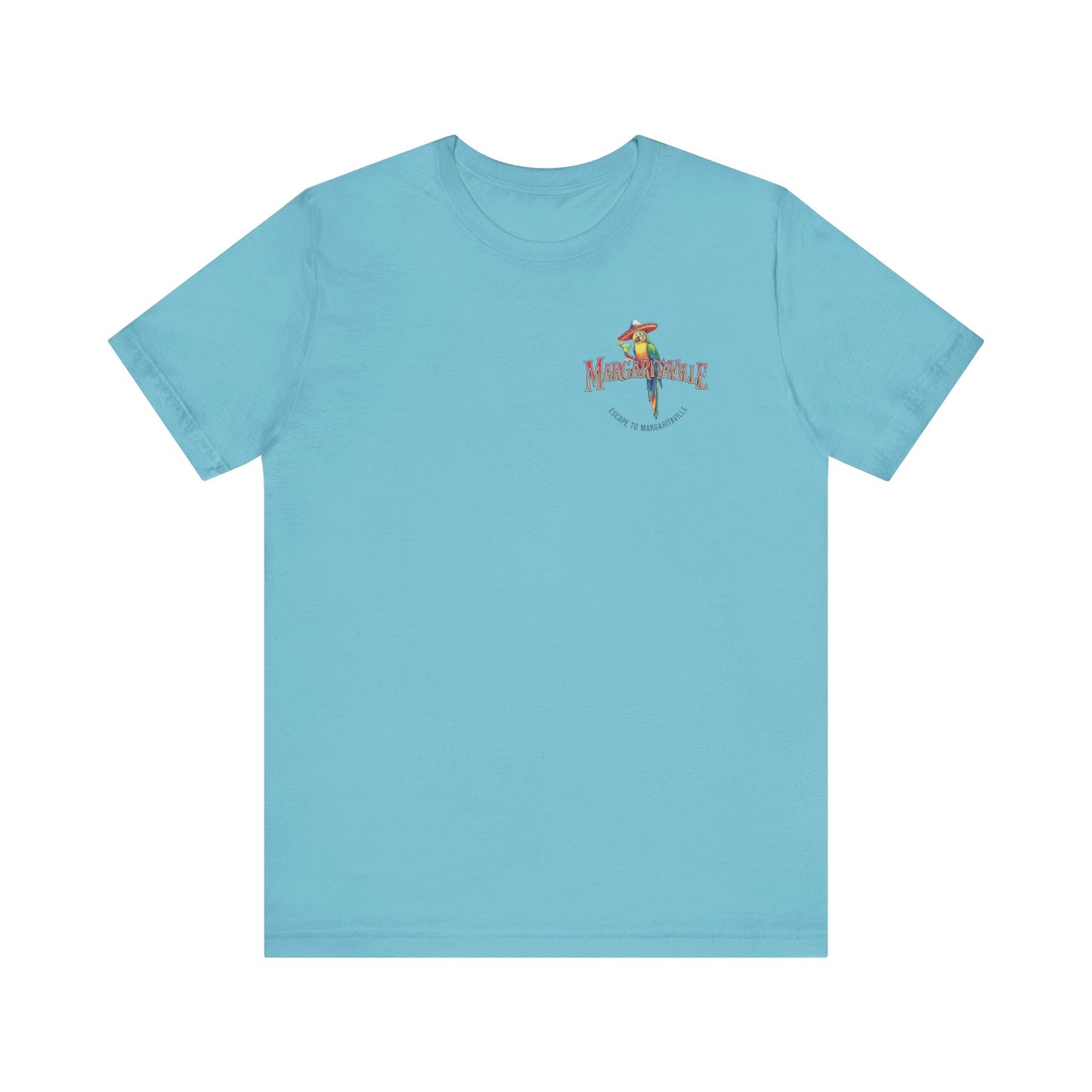 Margaritaville T-shirt The Ultimate Beach Party Design on Back