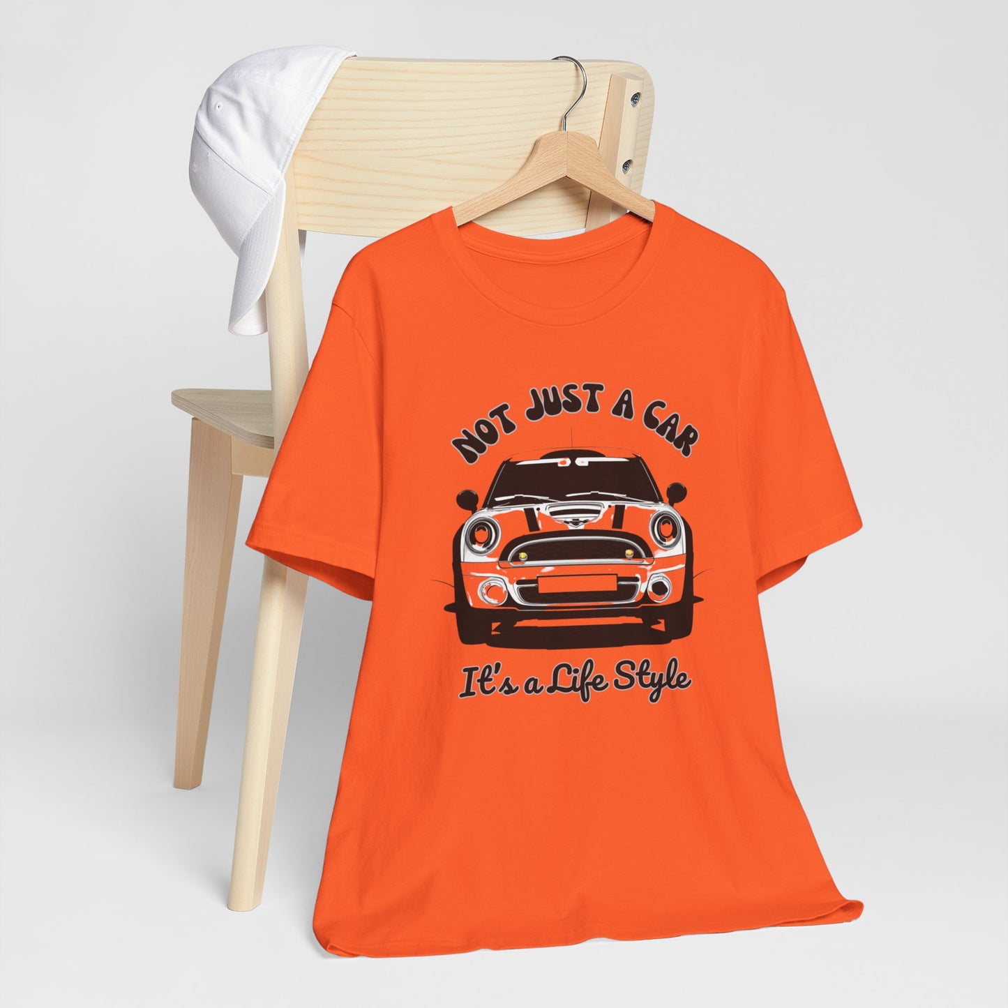 Mini Cooper T-shirt, Mini Cooper Tee, Not Just A Car It's A Lifestyle, Retro Mini Cooper Shirt