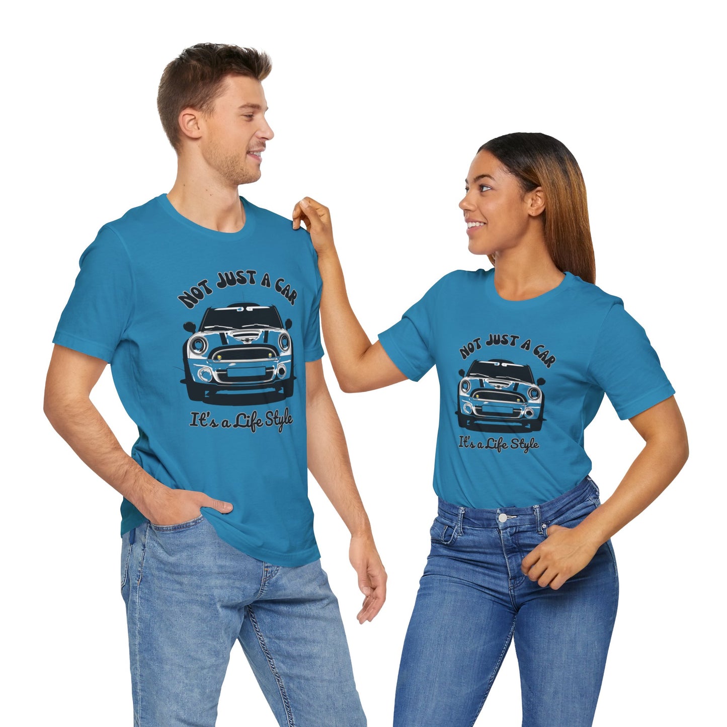 Mini Cooper T-shirt, Mini Cooper Tee, Not Just A Car It's A Lifestyle, Retro Mini Cooper Shirt
