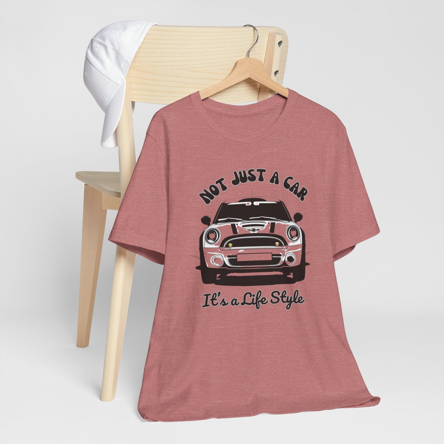 Mini Cooper T-shirt, Mini Cooper Tee, Not Just A Car It's A Lifestyle, Retro Mini Cooper Shirt