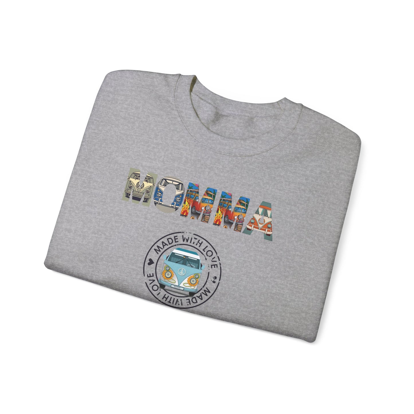VW Bus Momma Shirt Momma Sweatshirt Love Bus Made With Love