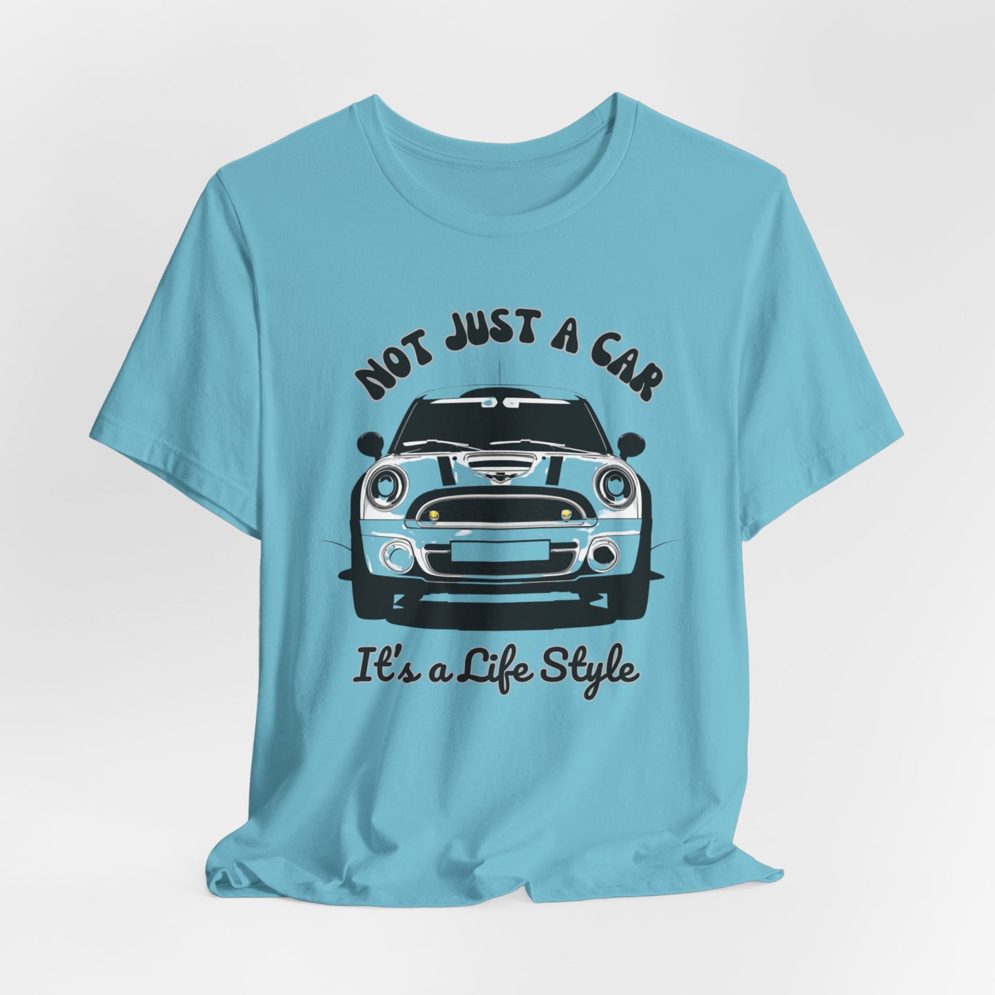 Mini Cooper T-shirt, Mini Cooper Tee, Not Just A Car It's A Lifestyle, Retro Mini Cooper Shirt