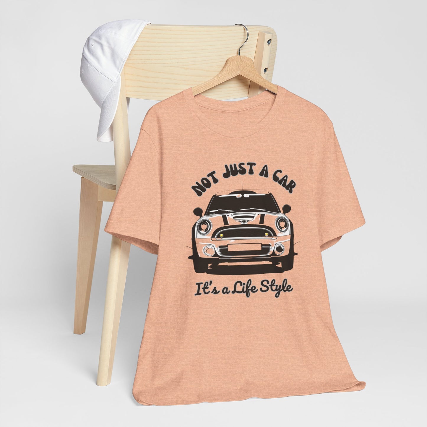 Mini Cooper T-shirt, Mini Cooper Tee, Not Just A Car It's A Lifestyle, Retro Mini Cooper Shirt