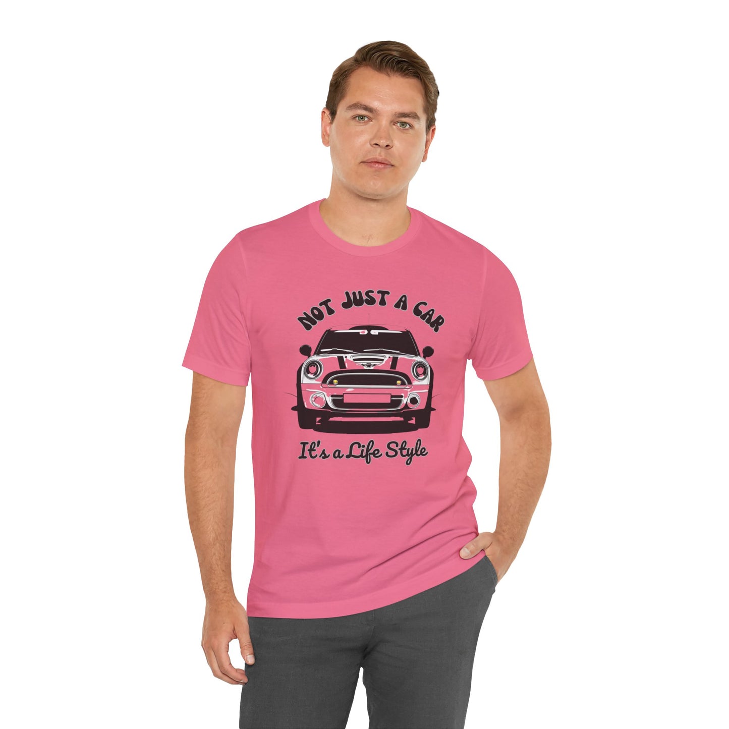 Mini Cooper T-shirt, Mini Cooper Tee, Not Just A Car It's A Lifestyle, Retro Mini Cooper Shirt