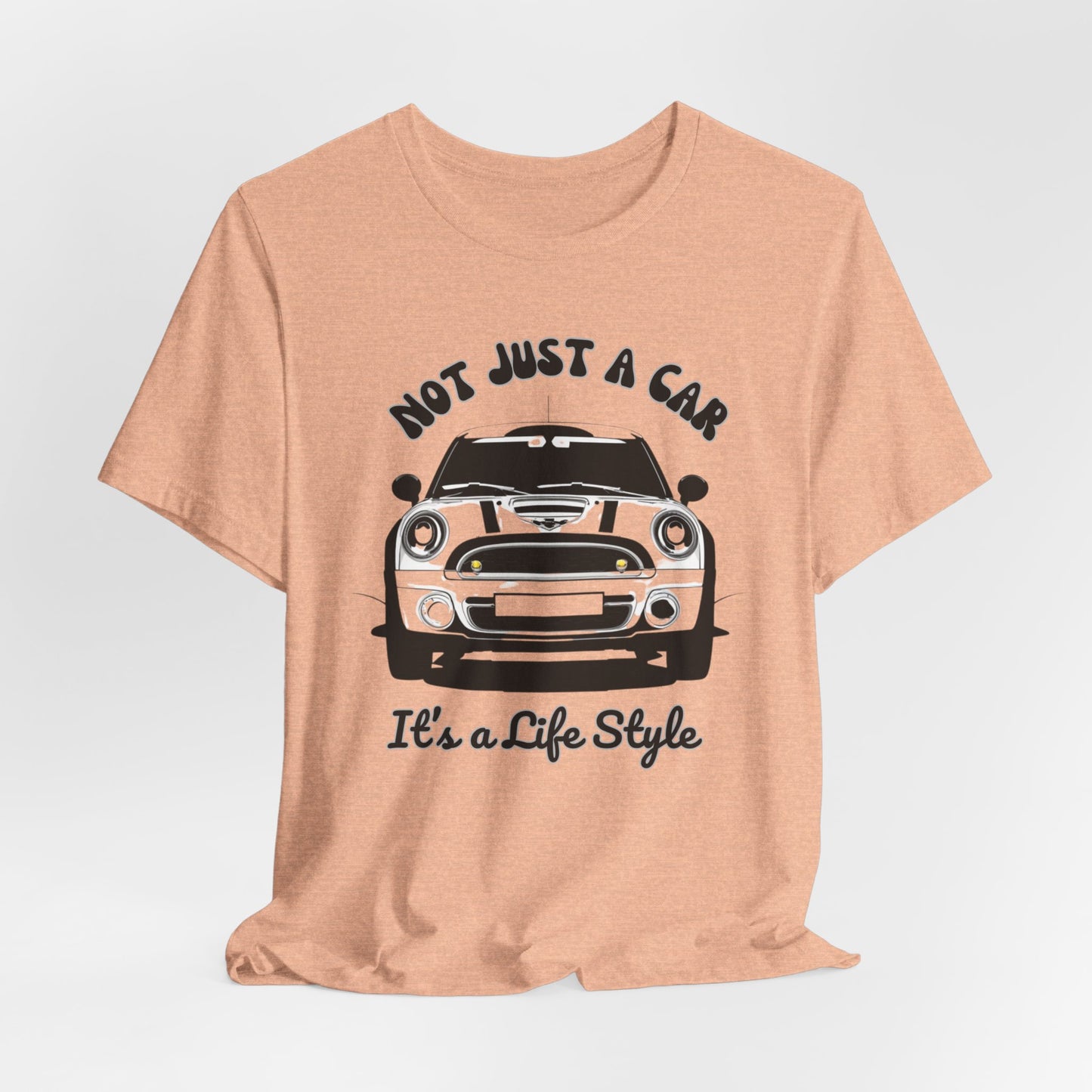 Mini Cooper T-shirt, Mini Cooper Tee, Not Just A Car It's A Lifestyle, Retro Mini Cooper Shirt