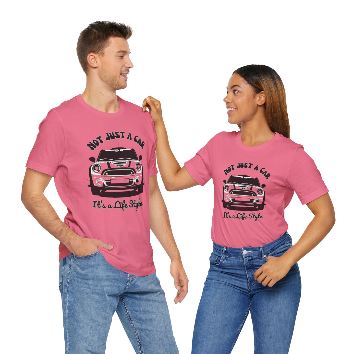 Mini Cooper T-shirt, Mini Cooper Tee, Not Just A Car It's A Lifestyle, Retro Mini Cooper Shirt
