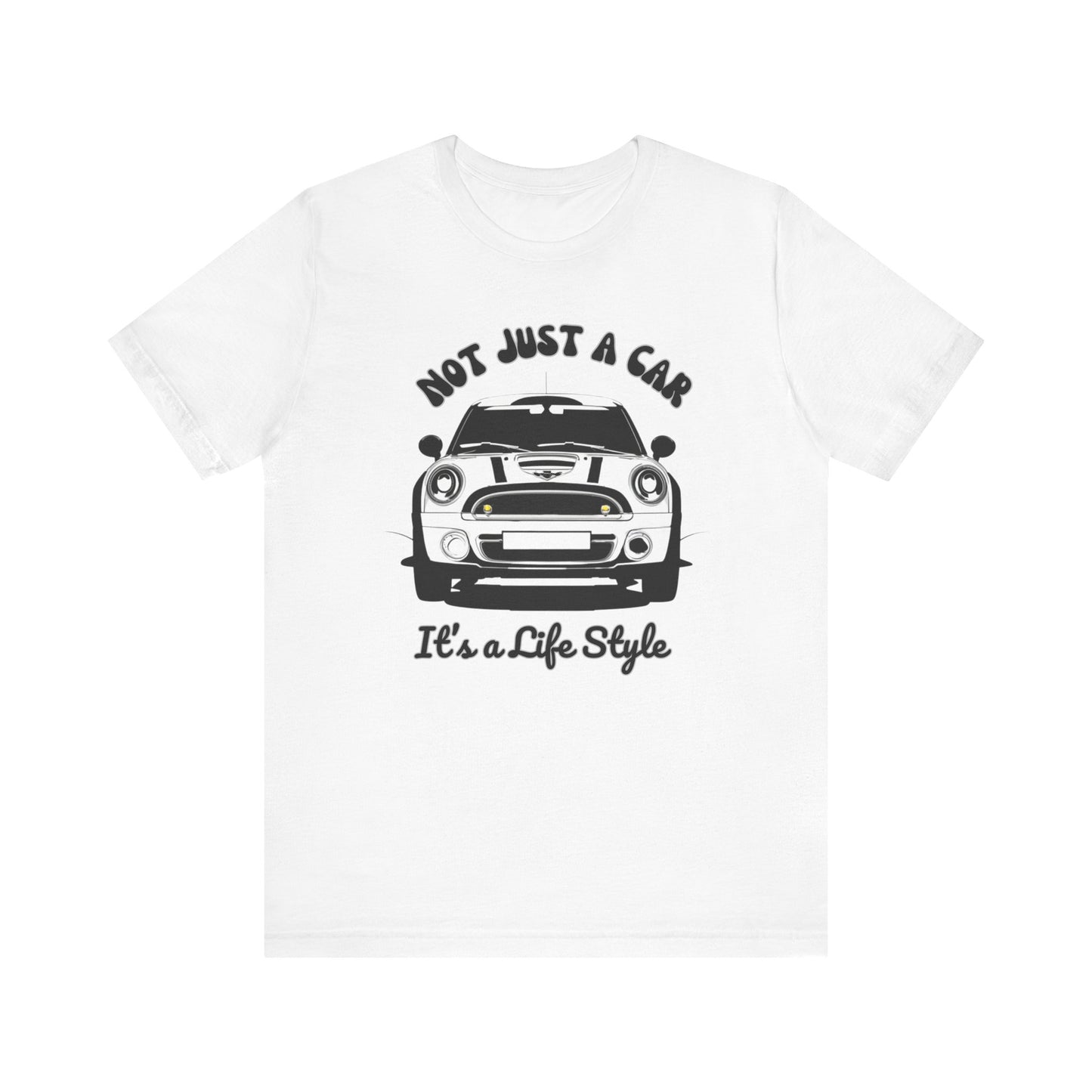 Mini Cooper T-shirt, Mini Cooper Tee, Not Just A Car It's A Lifestyle, Retro Mini Cooper Shirt