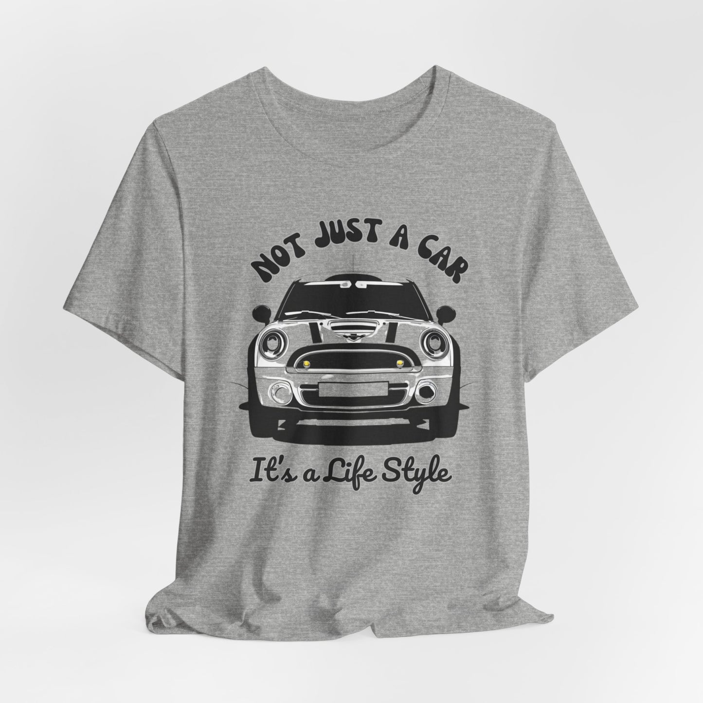 Mini Cooper T-shirt, Mini Cooper Tee, Not Just A Car It's A Lifestyle, Retro Mini Cooper Shirt
