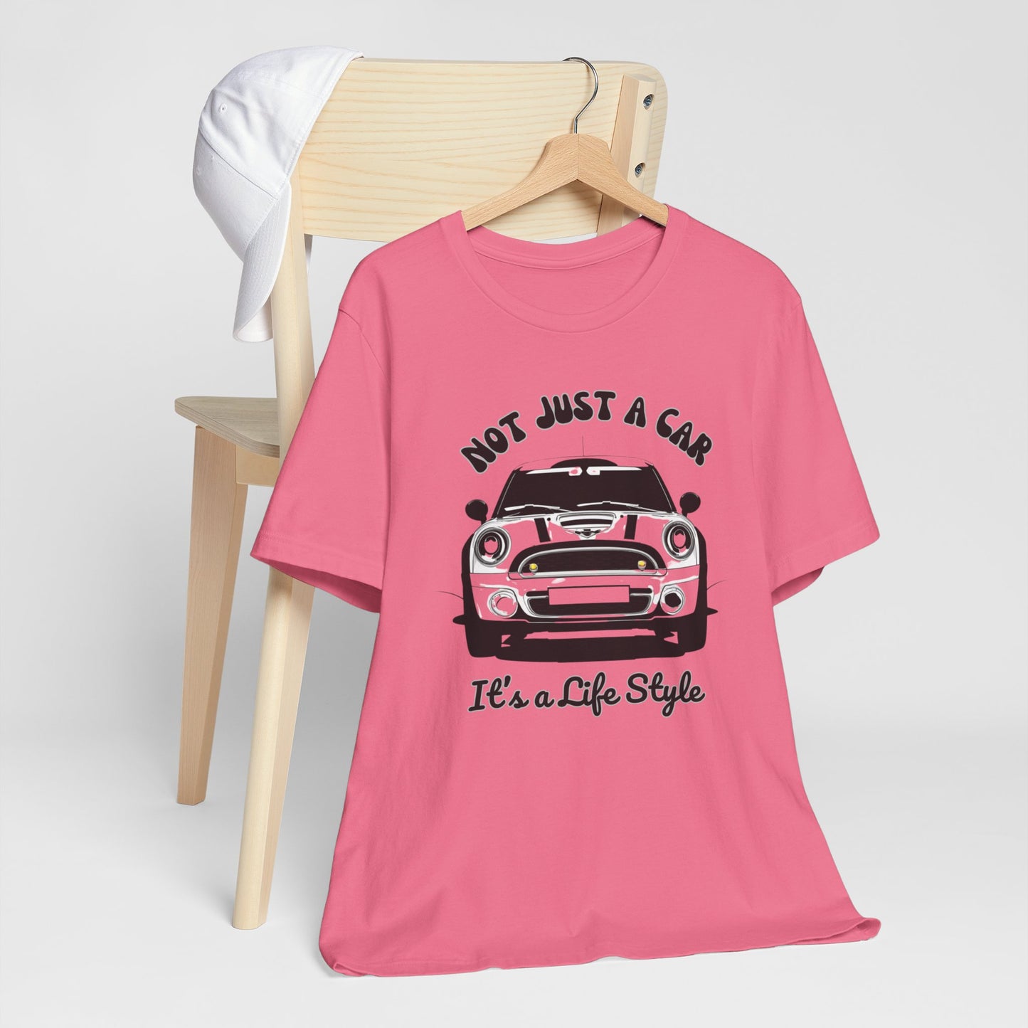 Mini Cooper T-shirt, Mini Cooper Tee, Not Just A Car It's A Lifestyle, Retro Mini Cooper Shirt