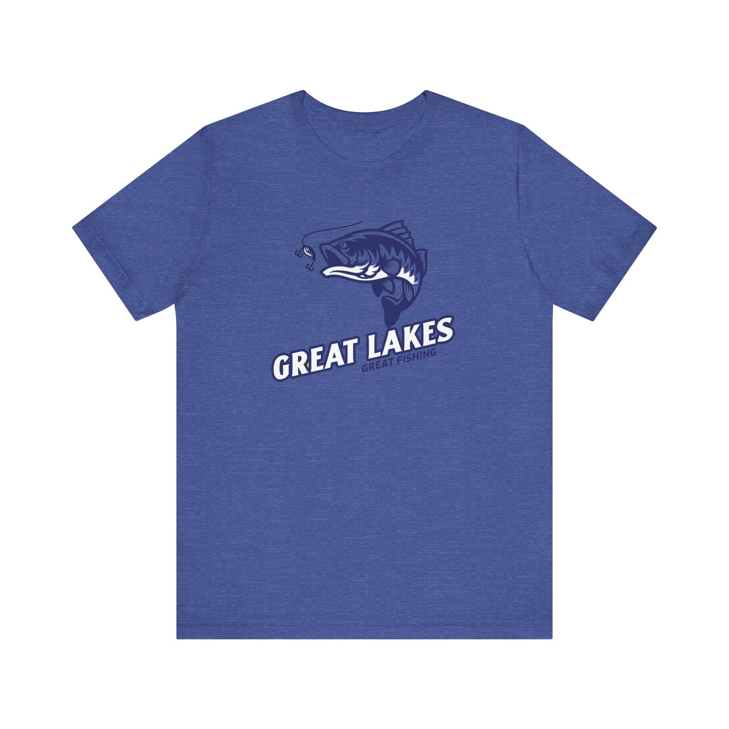 Great Lakes Fishing T-shirt, Fishing Enthusiast Shirt, Great Fishing Shirt.