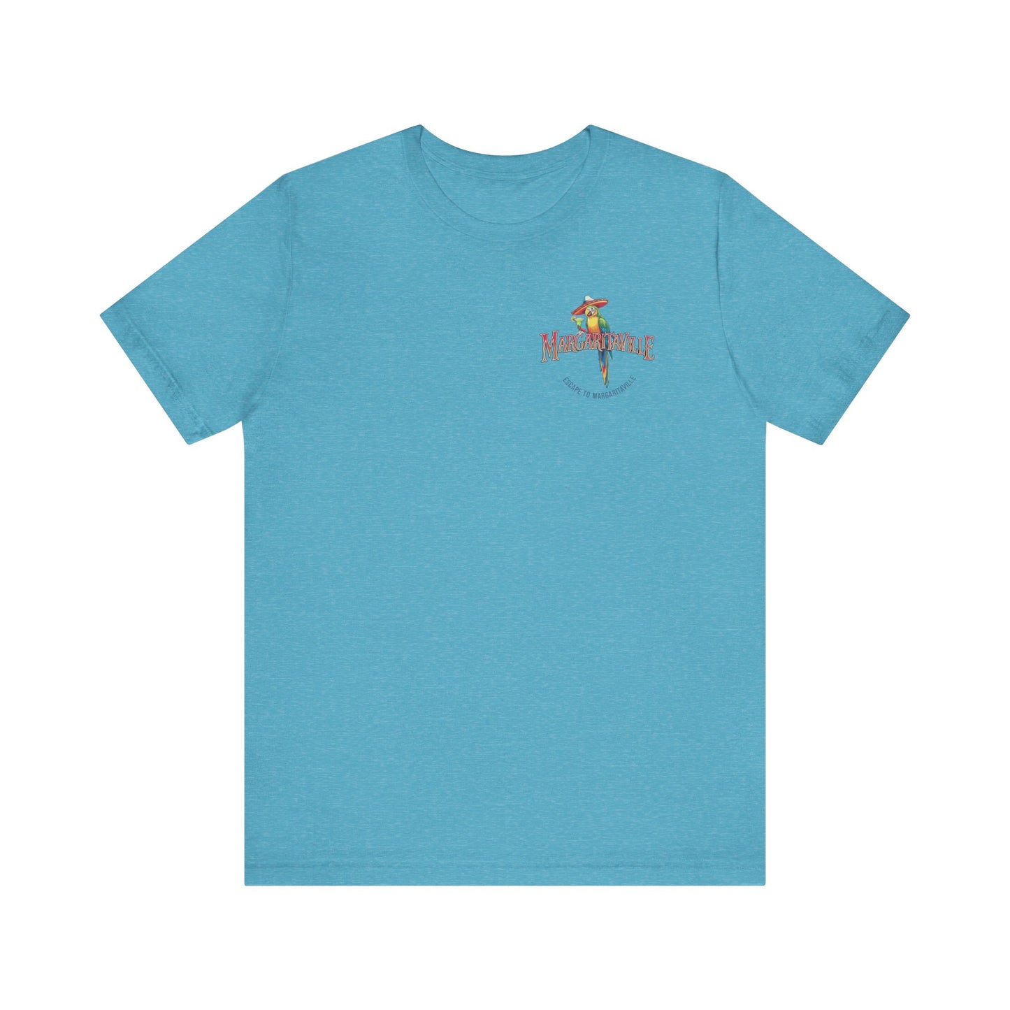 Margaritaville T-shirt The Ultimate Beach Party Design on Back