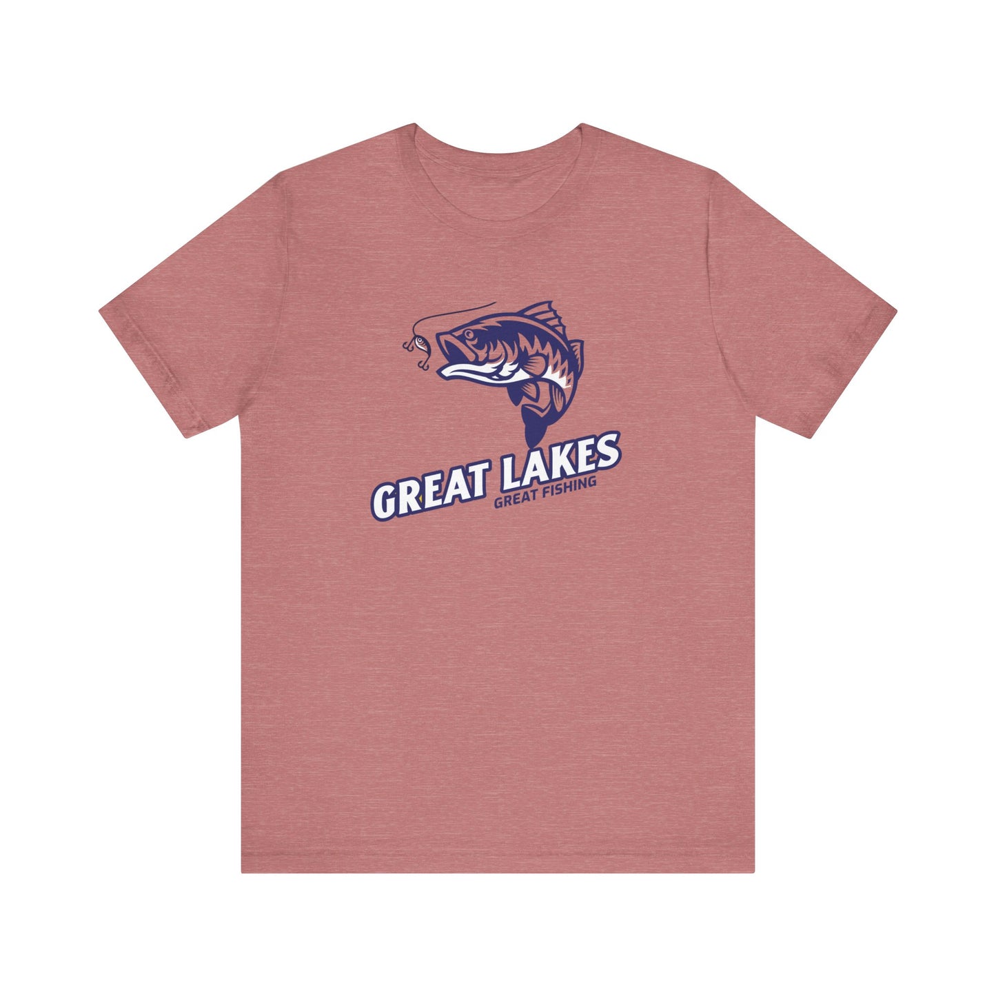 Great Lakes Fishing T-shirt, Fishing Enthusiast Shirt, Great Fishing Shirt.