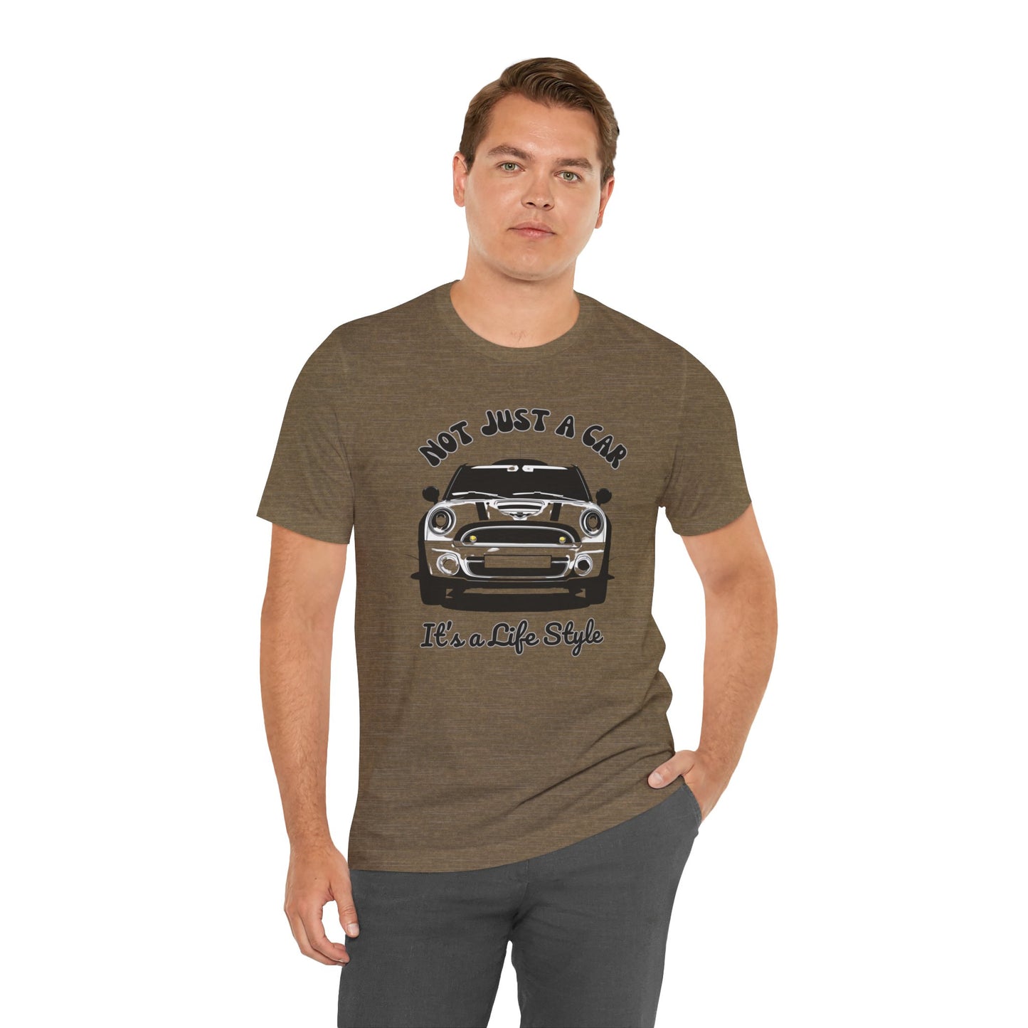 Mini Cooper T-shirt, Mini Cooper Tee, Not Just A Car It's A Lifestyle, Retro Mini Cooper Shirt