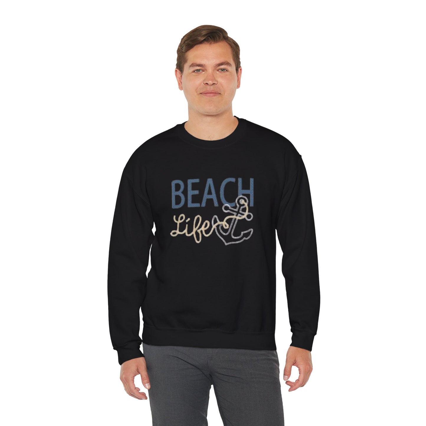 Beach Life Crewneck Sweatshirt, Nautical Sweatshirt, Boating Sweatshirt, Beach Sweatshirt, Unisex Sweatshirt