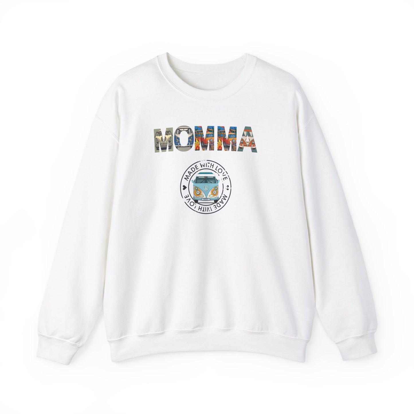 VW Bus Momma Shirt Momma Sweatshirt Love Bus Made With Love