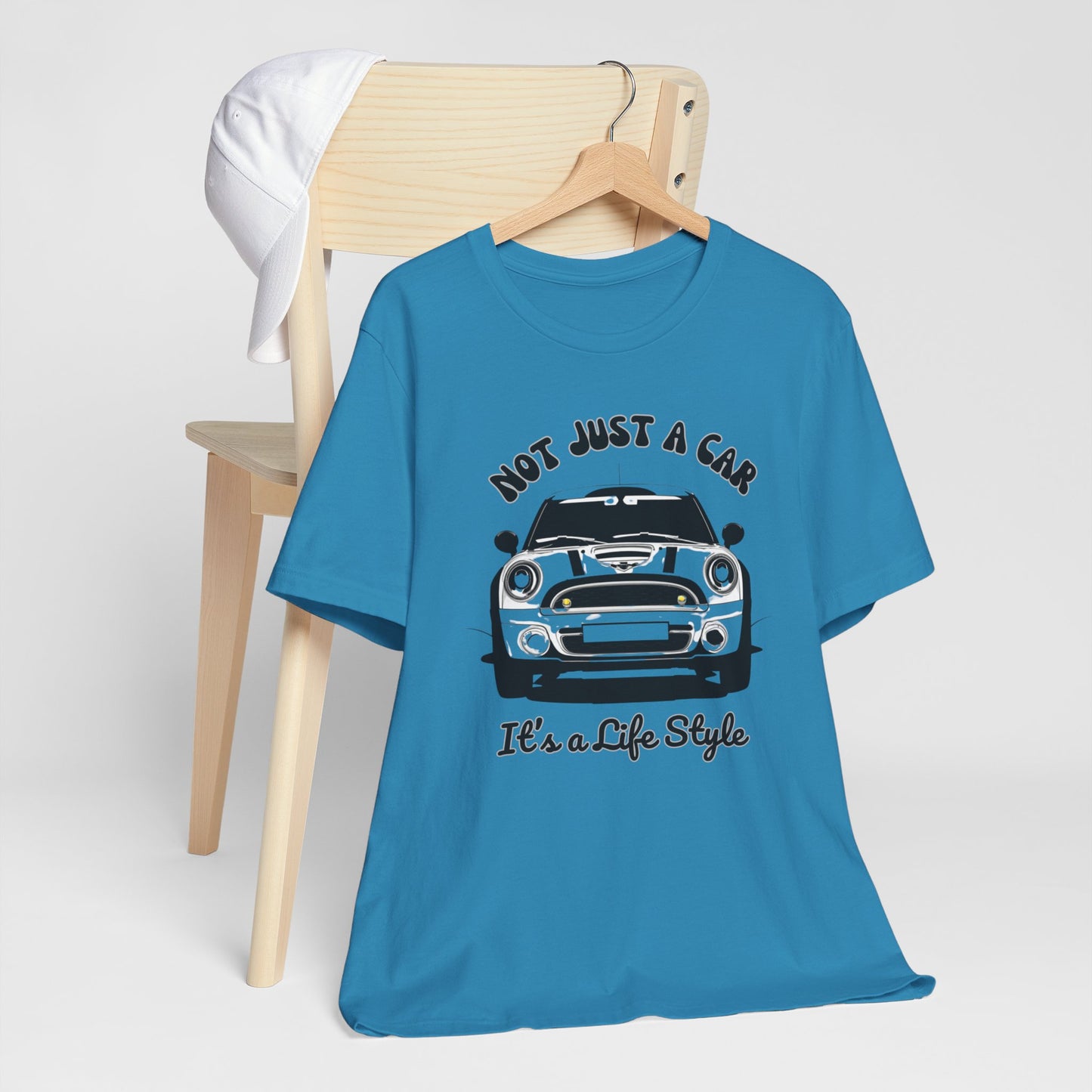 Mini Cooper T-shirt, Mini Cooper Tee, Not Just A Car It's A Lifestyle, Retro Mini Cooper Shirt