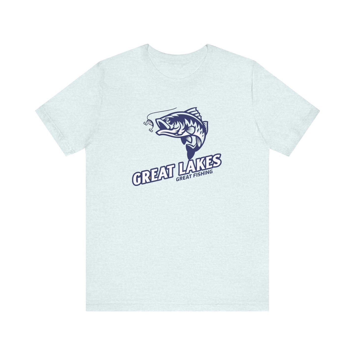 Great Lakes Fishing T-shirt, Fishing Enthusiast Shirt, Great Fishing Shirt.
