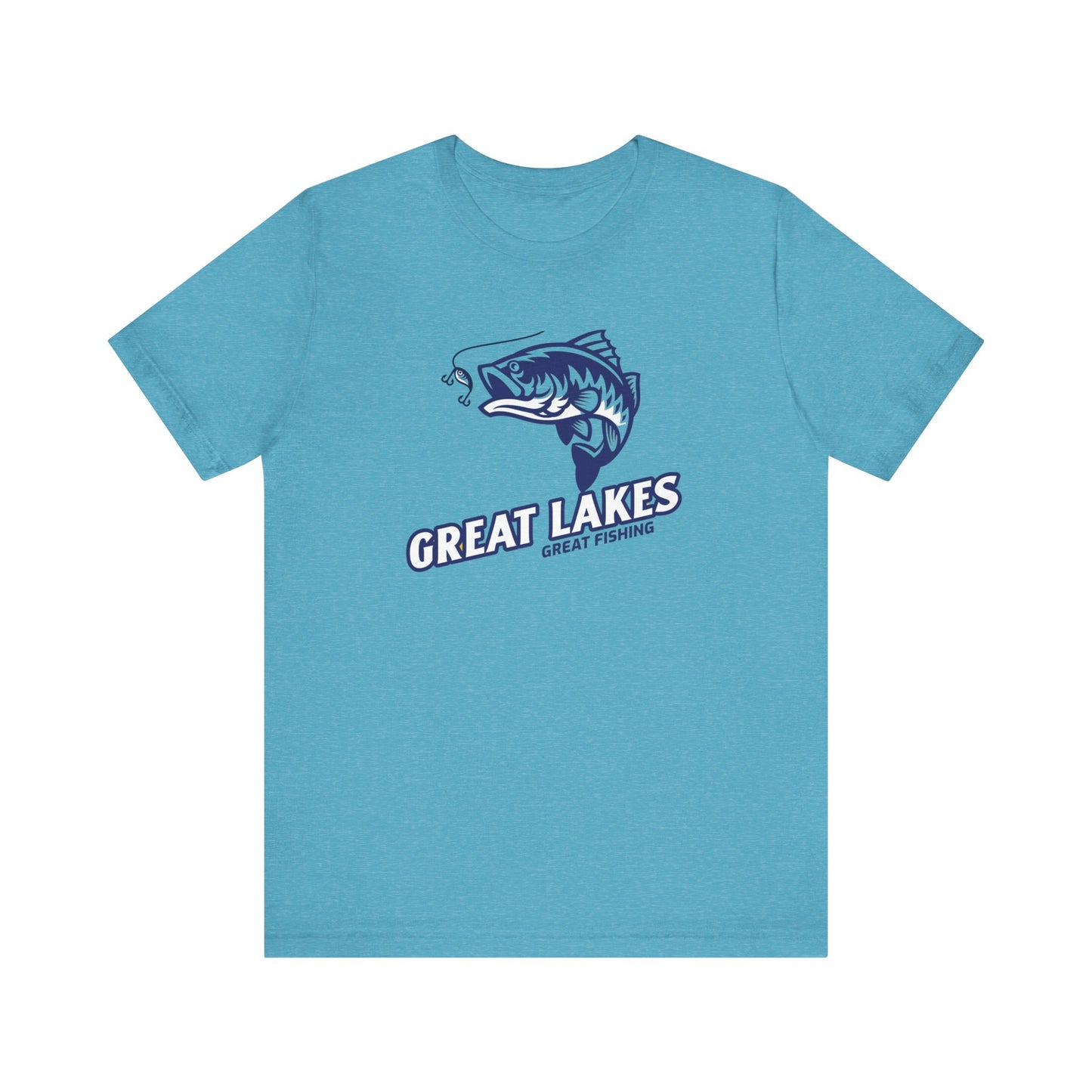 Great Lakes Fishing T-shirt, Fishing Enthusiast Shirt, Great Fishing Shirt.