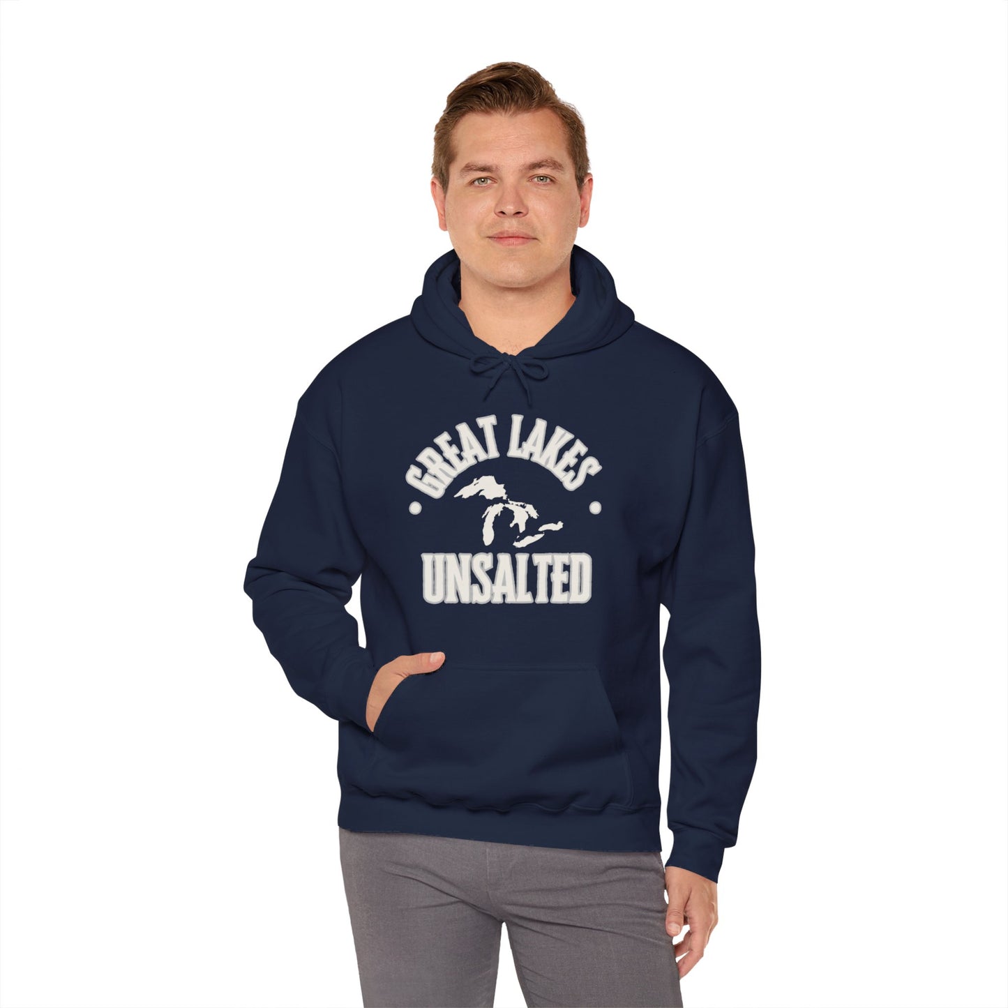 Great Lakes Unsalted Hoodie, Great Lakes Sweatshirt, Boating Hoodie, Camping Hoodie, Beach Hoodie, Gift For Anyone