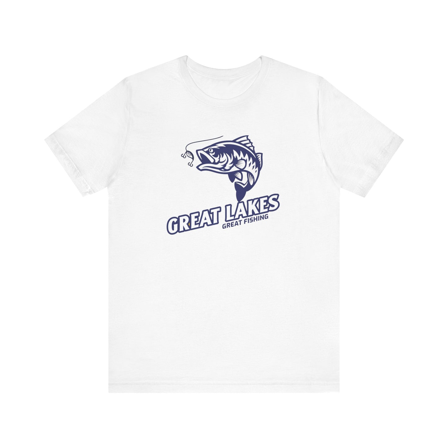 Great Lakes Fishing T-shirt, Fishing Enthusiast Shirt, Great Fishing Shirt.