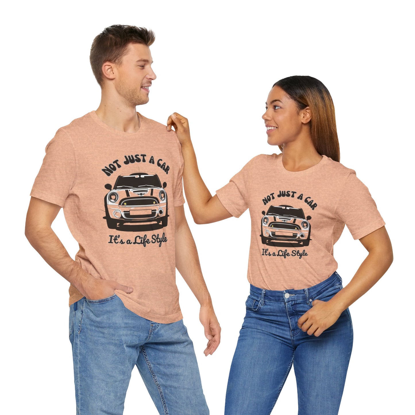 Mini Cooper T-shirt, Mini Cooper Tee, Not Just A Car It's A Lifestyle, Retro Mini Cooper Shirt