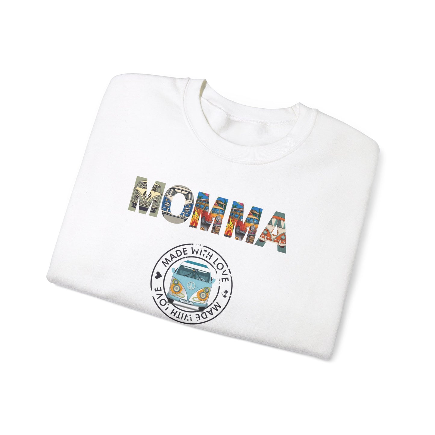 VW Bus Momma Shirt Momma Sweatshirt Love Bus Made With Love
