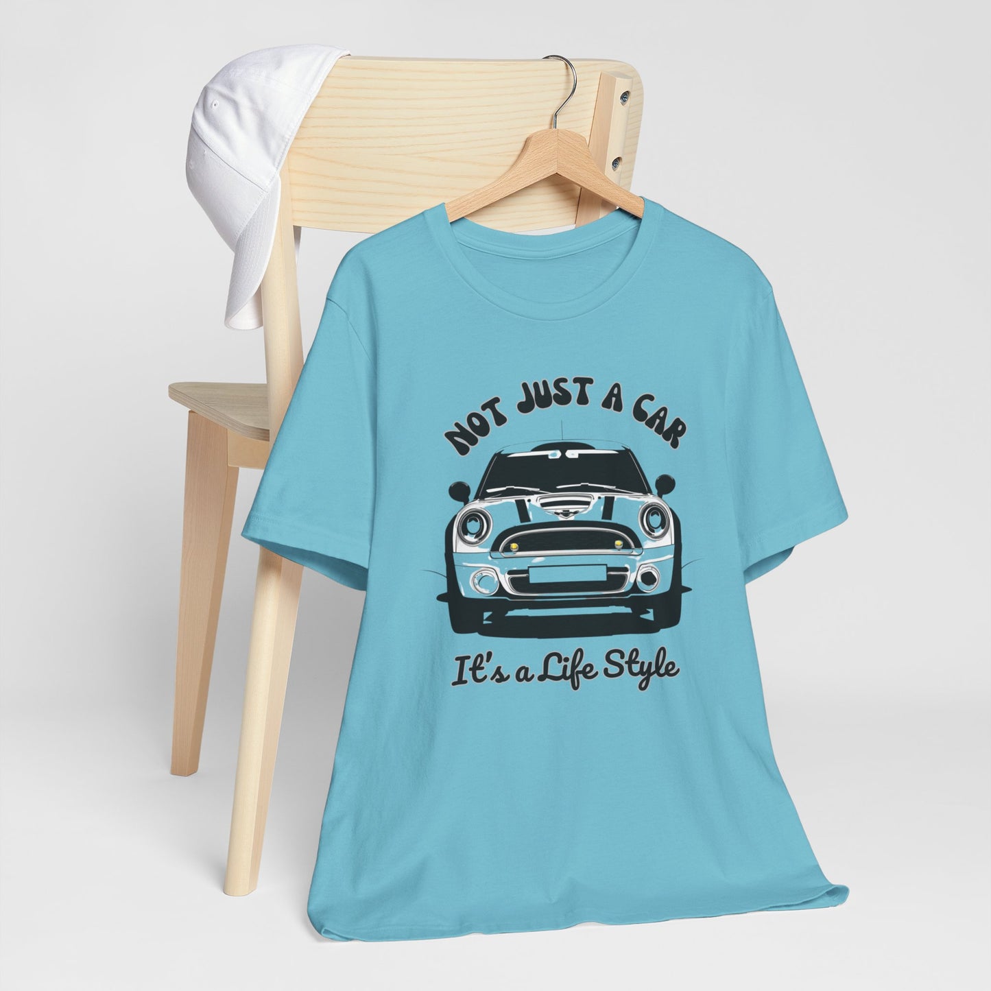 Mini Cooper T-shirt, Mini Cooper Tee, Not Just A Car It's A Lifestyle, Retro Mini Cooper Shirt