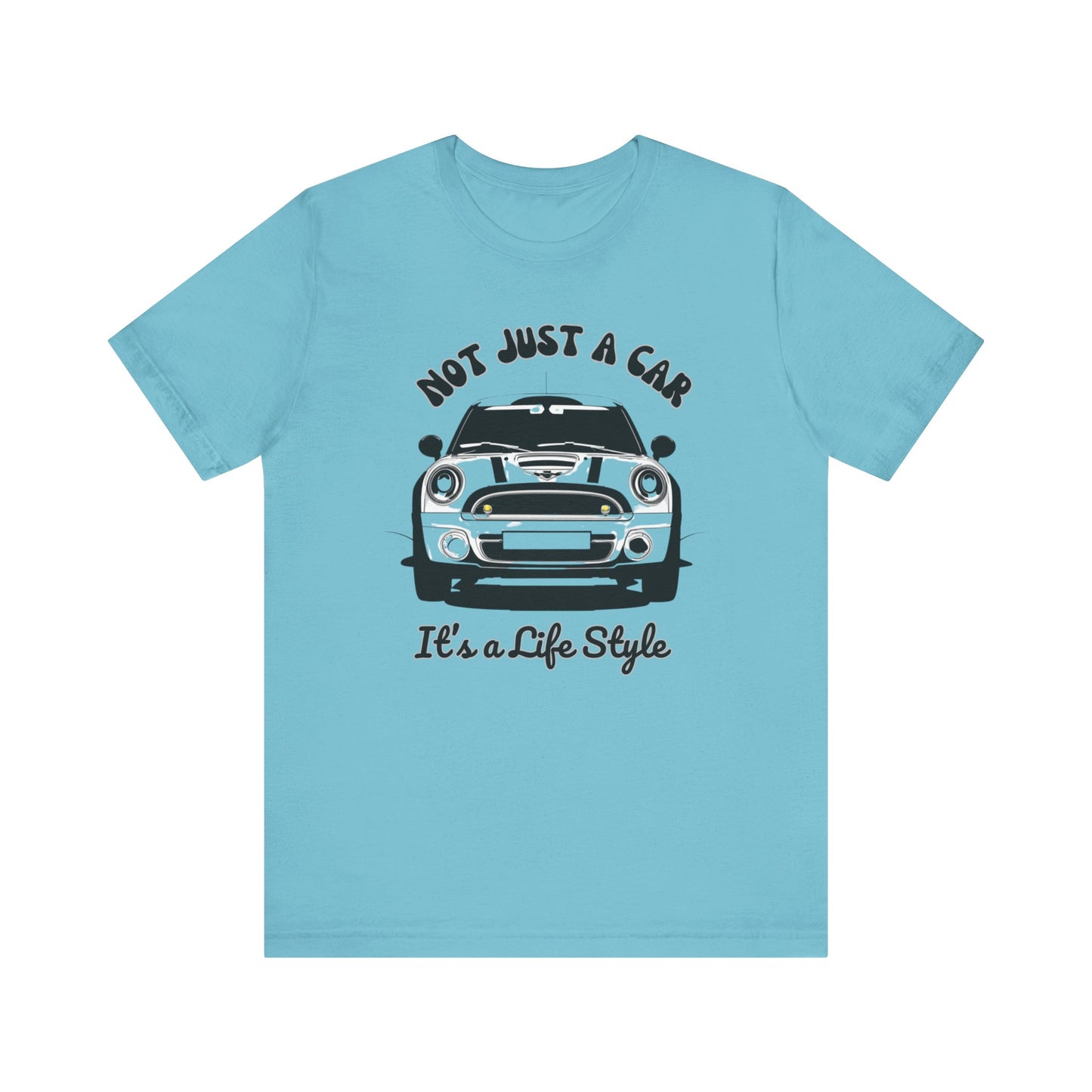 Mini Cooper T-shirt, Mini Cooper Tee, Not Just A Car It's A Lifestyle, Retro Mini Cooper Shirt