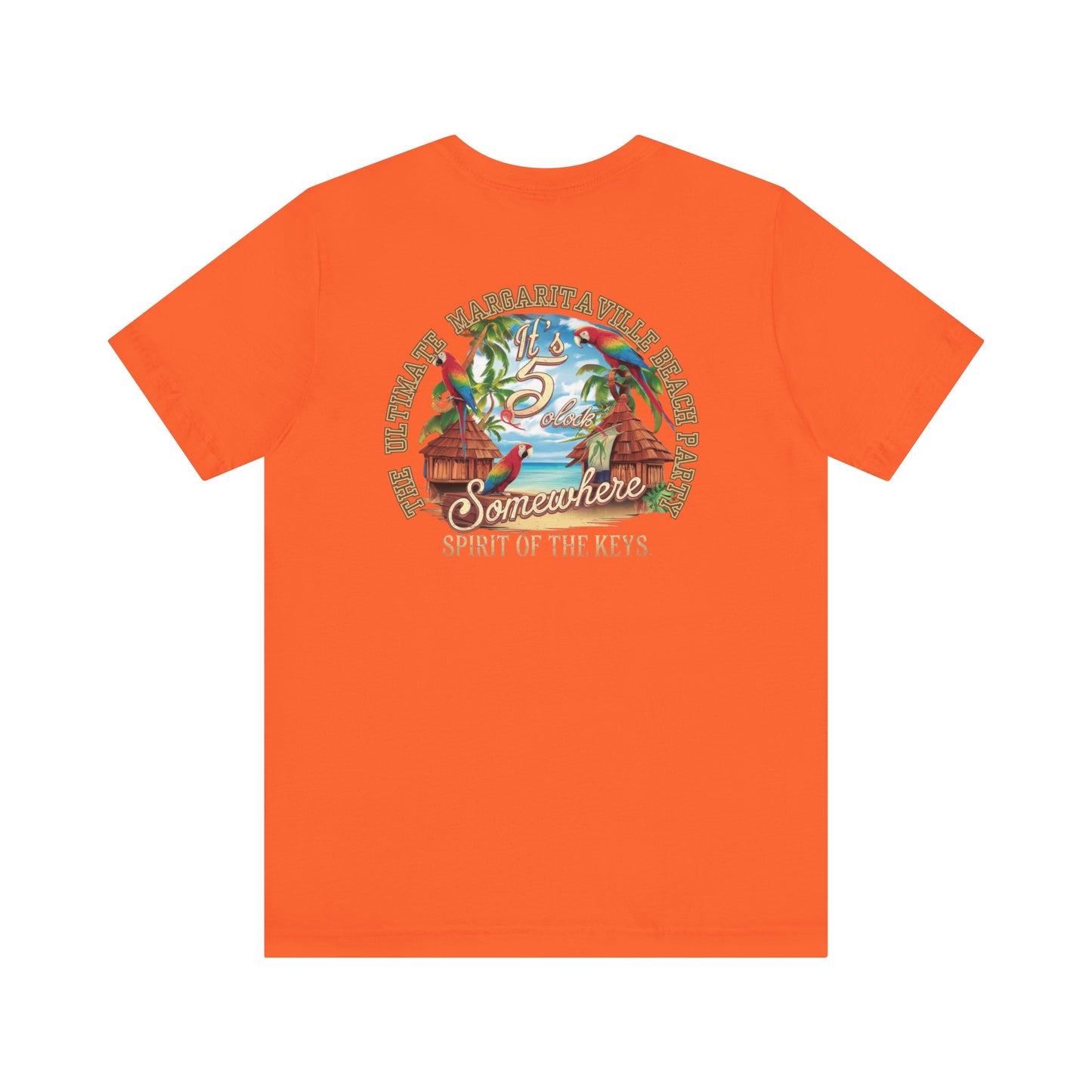 Margaritaville T-shirt The Ultimate Beach Party Design on Back