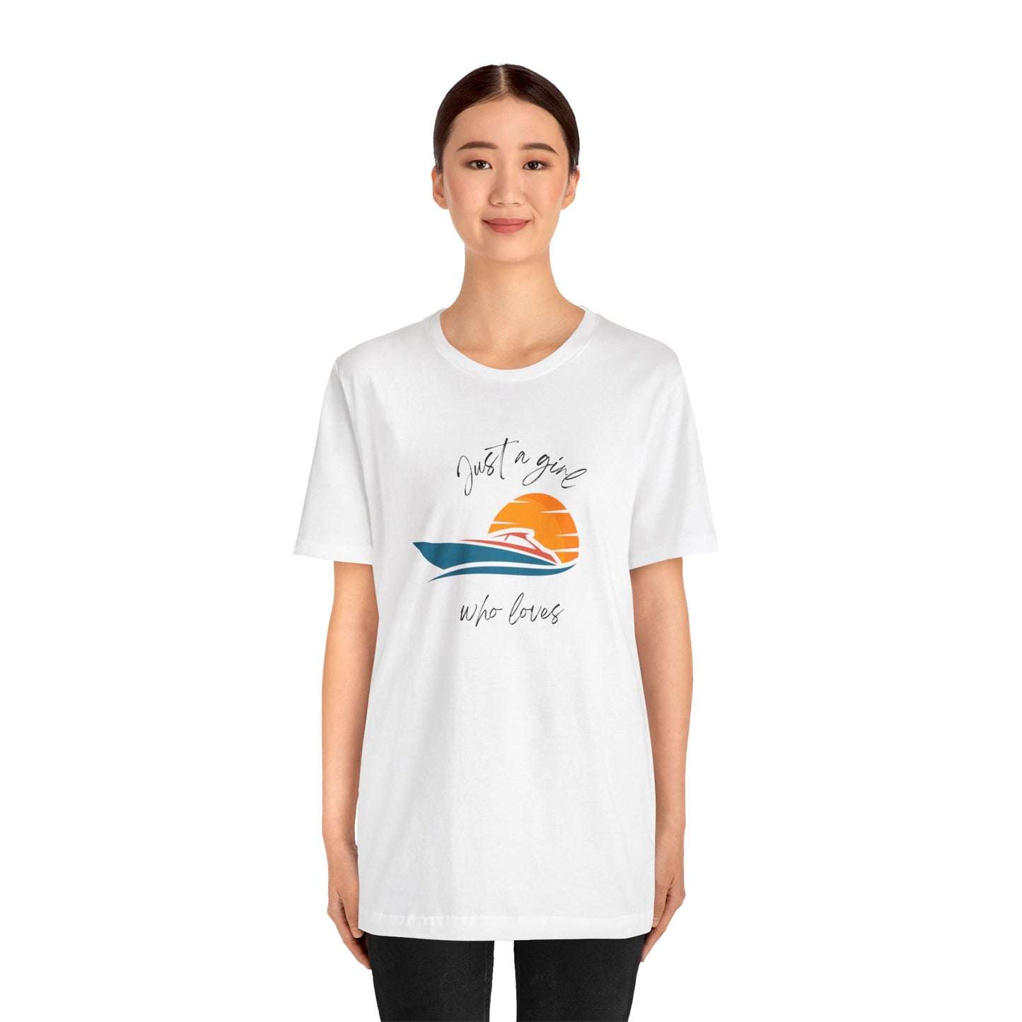 Just A Girl Who Loves Boating, Unisex T-shirt