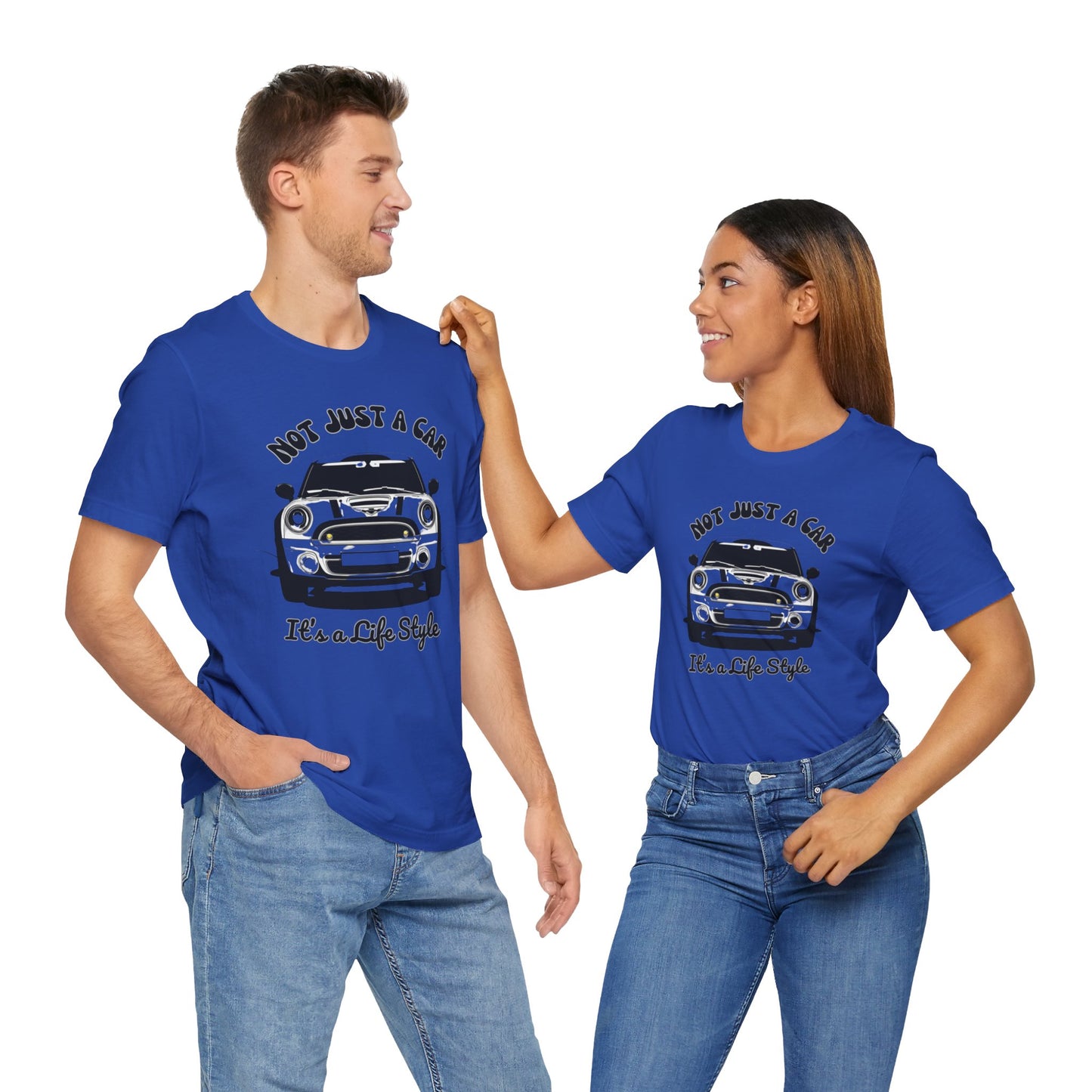 Mini Cooper T-shirt, Mini Cooper Tee, Not Just A Car It's A Lifestyle, Retro Mini Cooper Shirt