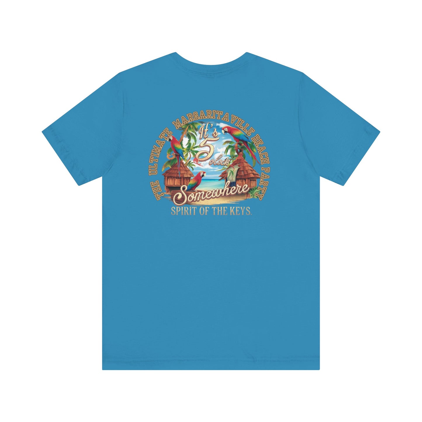 Margaritaville T-shirt The Ultimate Beach Party Design on Back