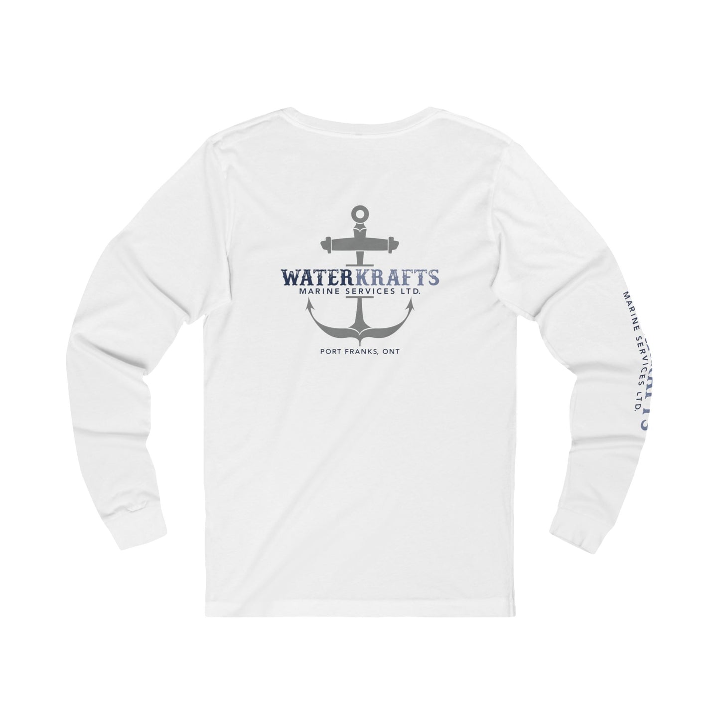 Waterkraft Marine Long Sleeve Tee With Design on Back