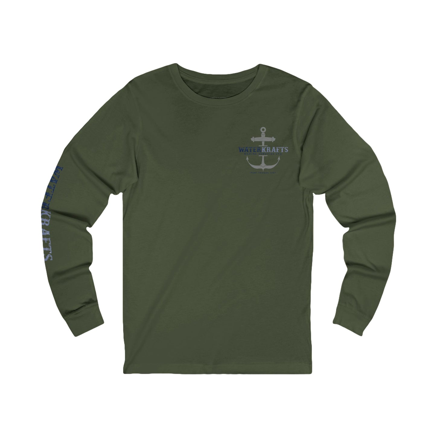 Waterkraft Marine Long Sleeve Tee With Design on Back