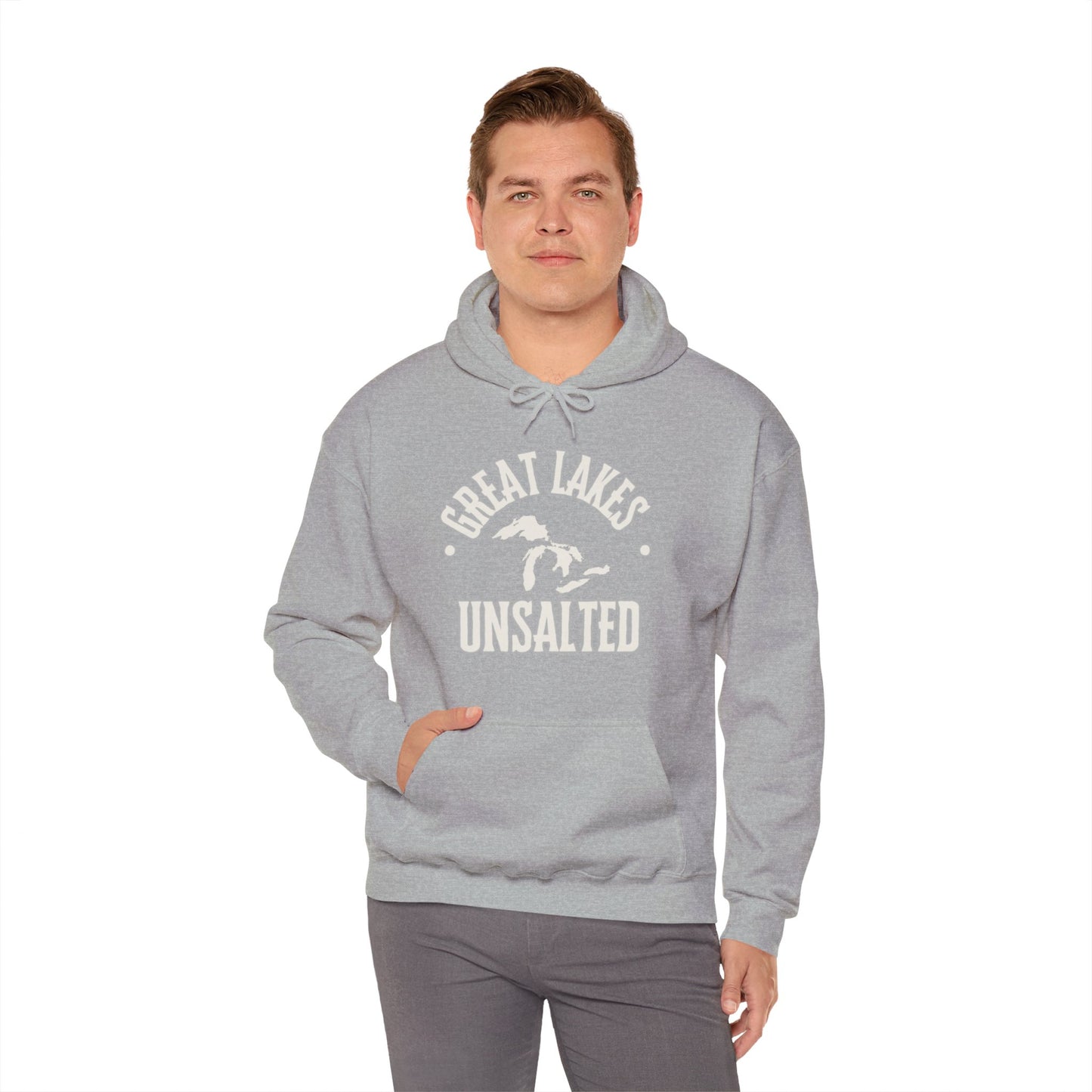 Great Lakes Unsalted Hoodie, Great Lakes Sweatshirt, Boating Hoodie, Camping Hoodie, Beach Hoodie, Gift For Anyone