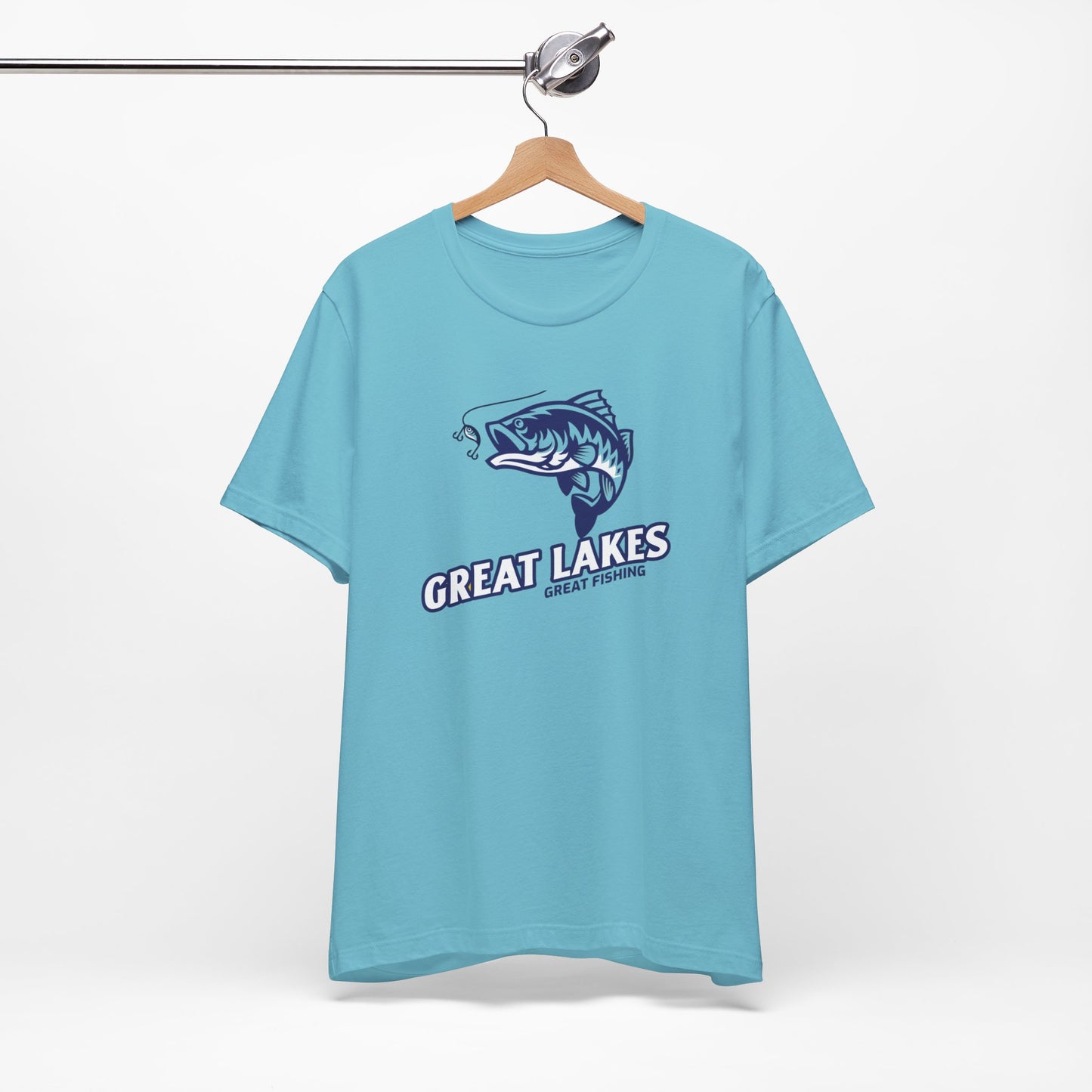 Great Lakes Fishing T-shirt, Fishing Enthusiast Shirt, Great Fishing Shirt.