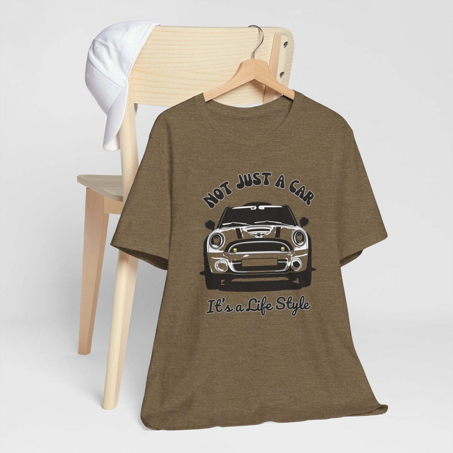 Mini Cooper T-shirt, Mini Cooper Tee, Not Just A Car It's A Lifestyle, Retro Mini Cooper Shirt