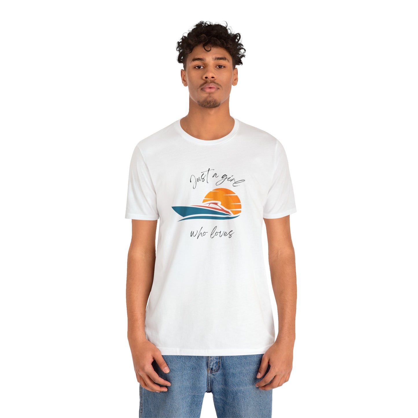 Just A Girl Who Loves Boating, Unisex T-shirt