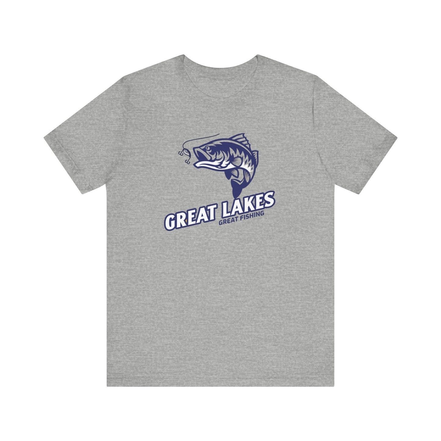 Great Lakes Fishing T-shirt, Fishing Enthusiast Shirt, Great Fishing Shirt.