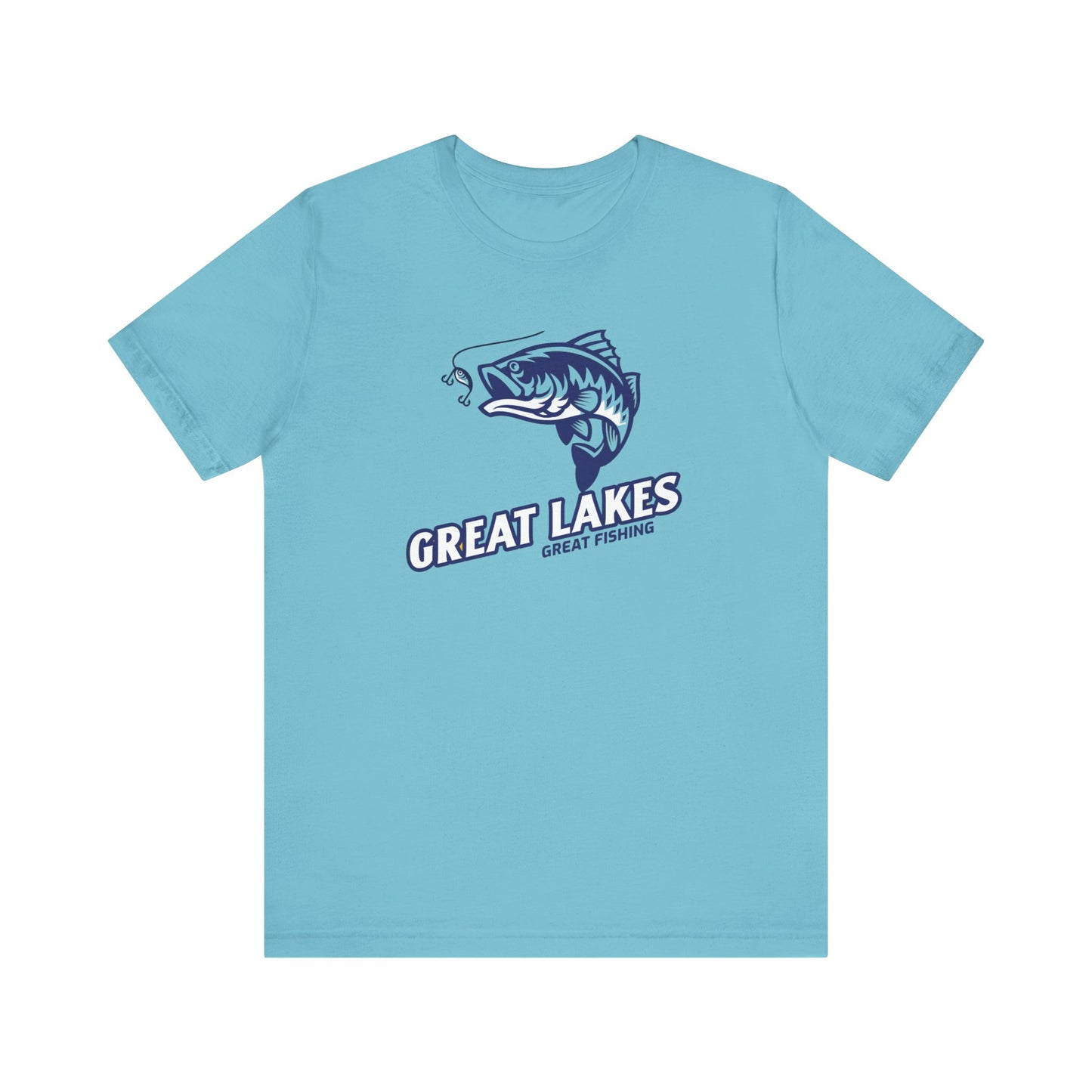 Great Lakes Fishing T-shirt, Fishing Enthusiast Shirt, Great Fishing Shirt.
