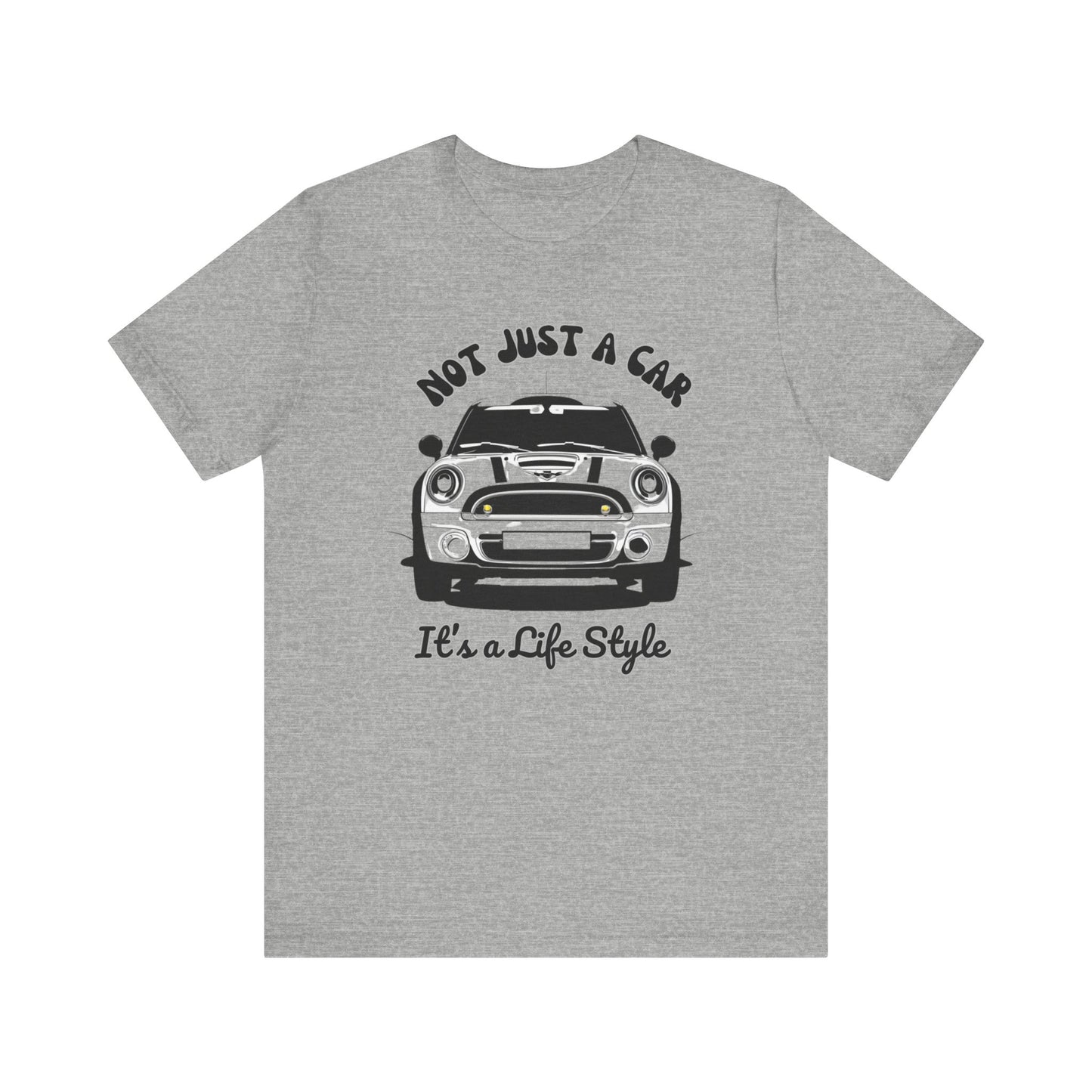 Mini Cooper T-shirt, Mini Cooper Tee, Not Just A Car It's A Lifestyle, Retro Mini Cooper Shirt