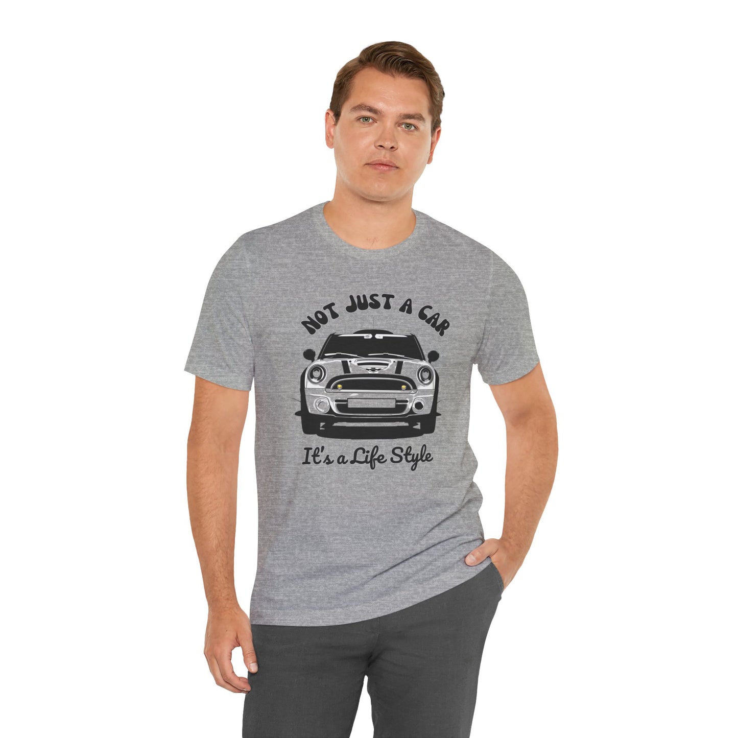 Mini Cooper T-shirt, Mini Cooper Tee, Not Just A Car It's A Lifestyle, Retro Mini Cooper Shirt