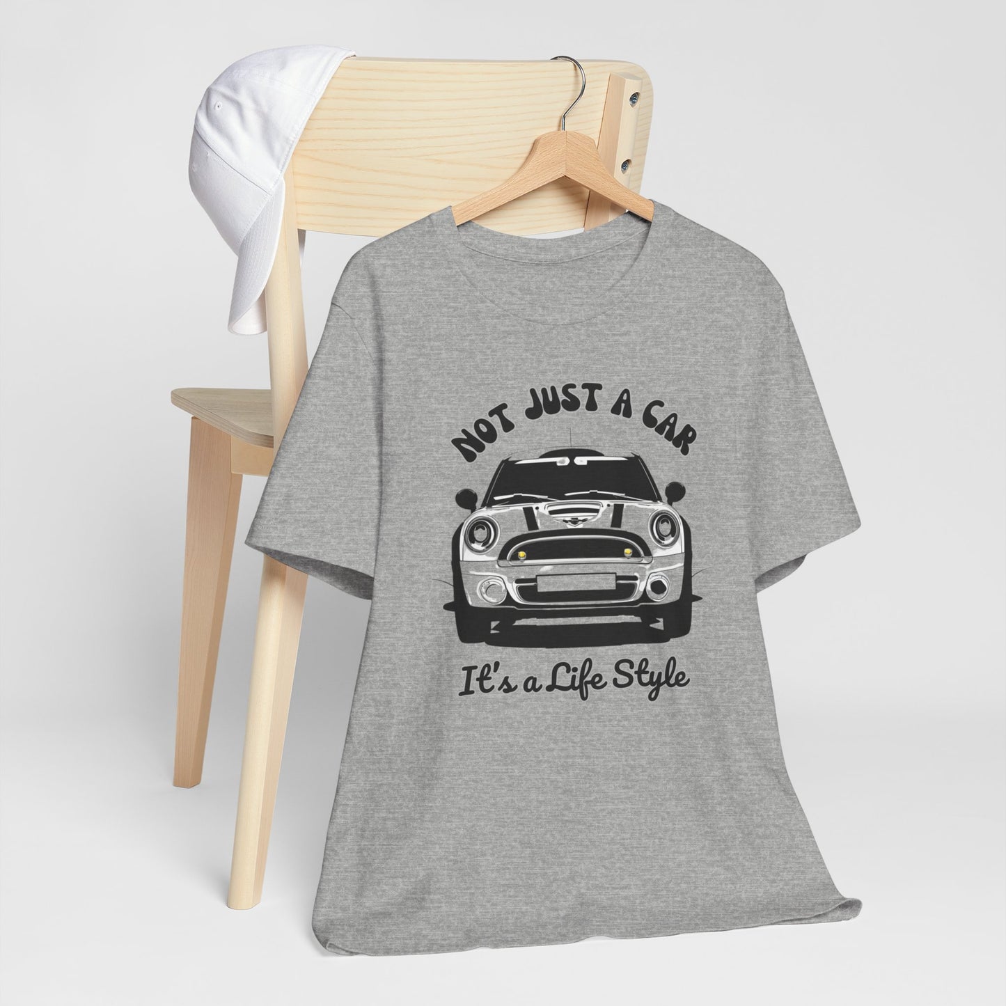 Mini Cooper T-shirt, Mini Cooper Tee, Not Just A Car It's A Lifestyle, Retro Mini Cooper Shirt