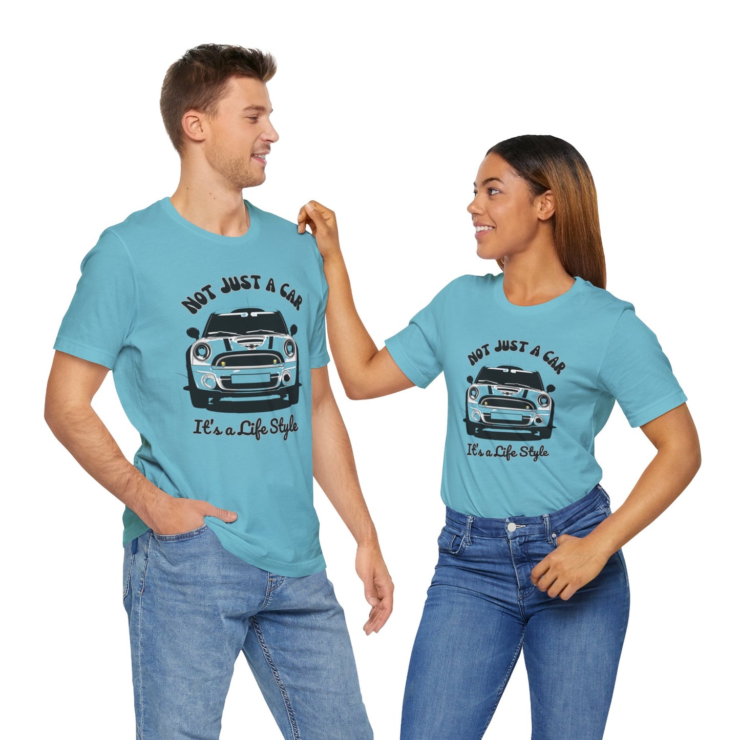 Mini Cooper T-shirt, Mini Cooper Tee, Not Just A Car It's A Lifestyle, Retro Mini Cooper Shirt