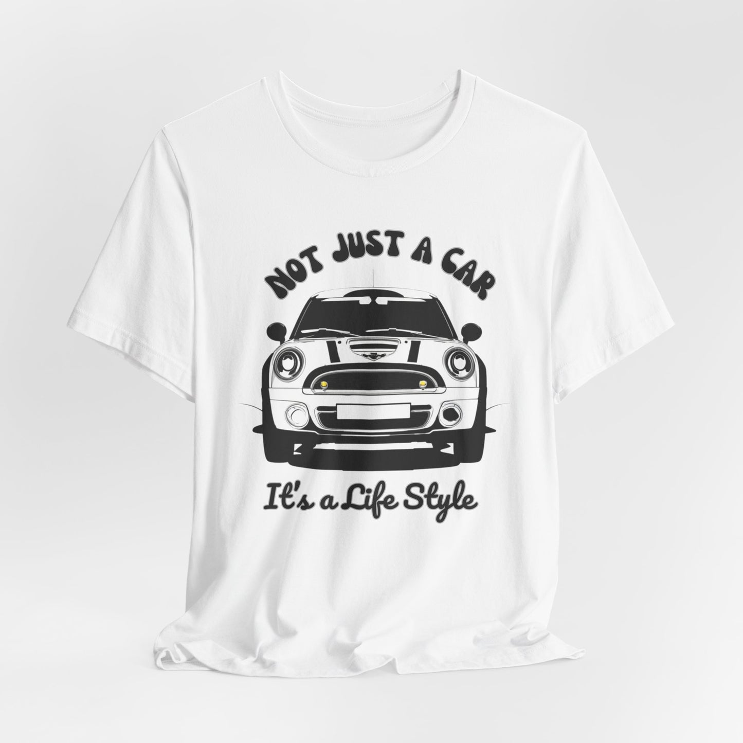 Mini Cooper T-shirt, Mini Cooper Tee, Not Just A Car It's A Lifestyle, Retro Mini Cooper Shirt