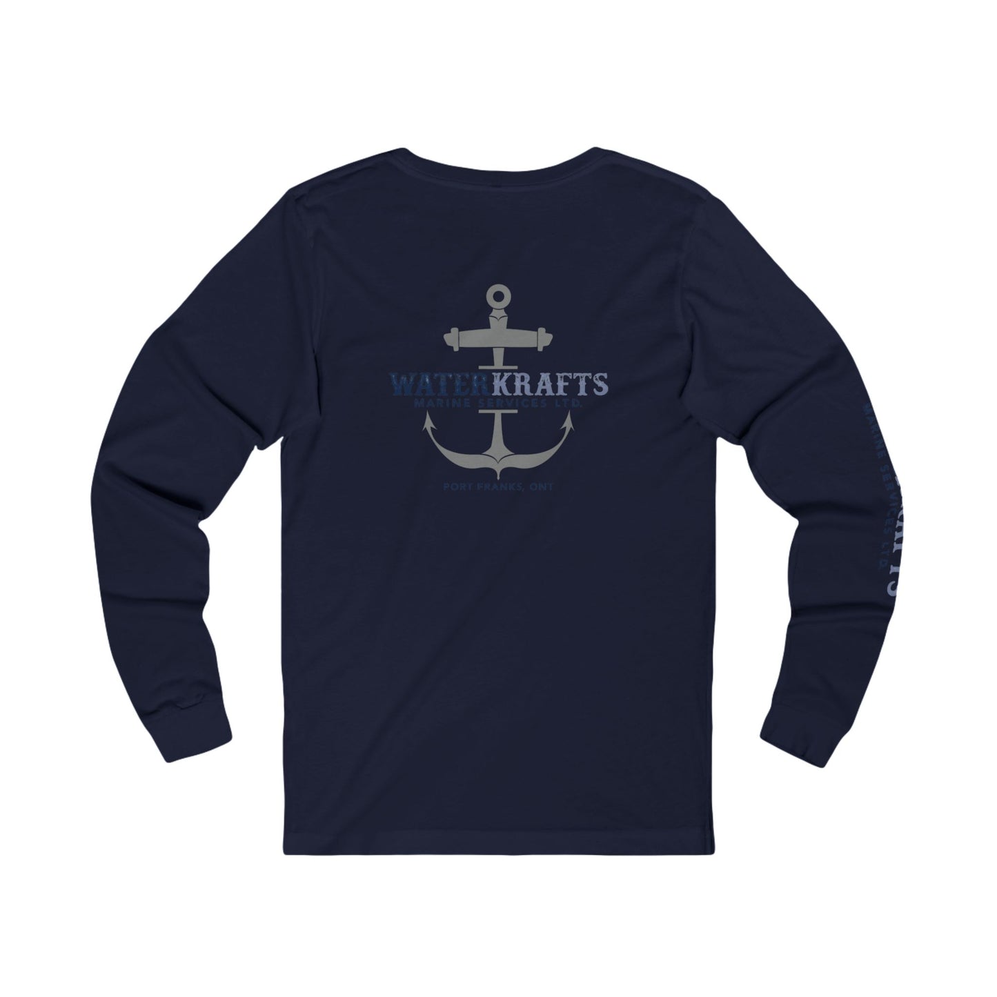 Waterkraft Marine Long Sleeve Tee With Design on Back