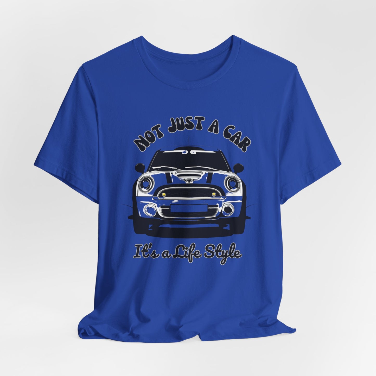 Mini Cooper T-shirt, Mini Cooper Tee, Not Just A Car It's A Lifestyle, Retro Mini Cooper Shirt