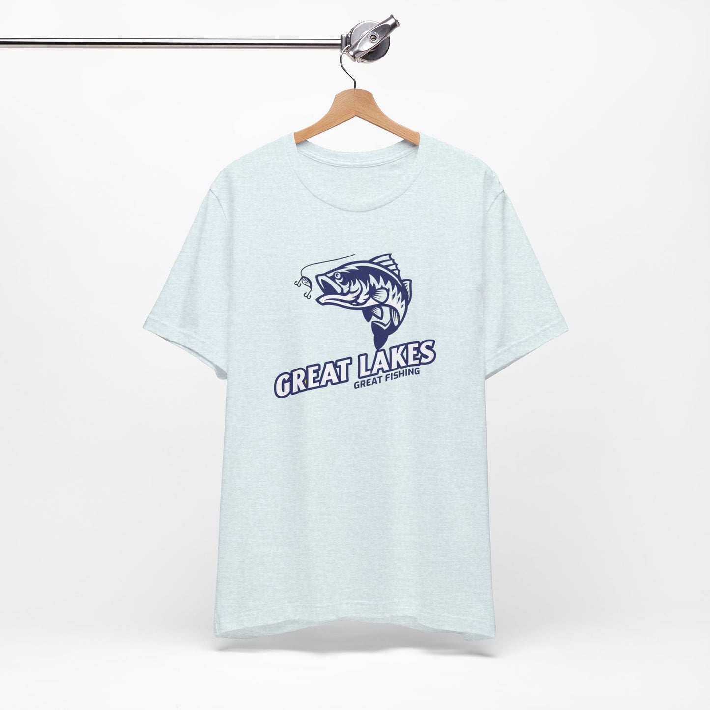 Great Lakes Fishing T-shirt, Fishing Enthusiast Shirt, Great Fishing Shirt.