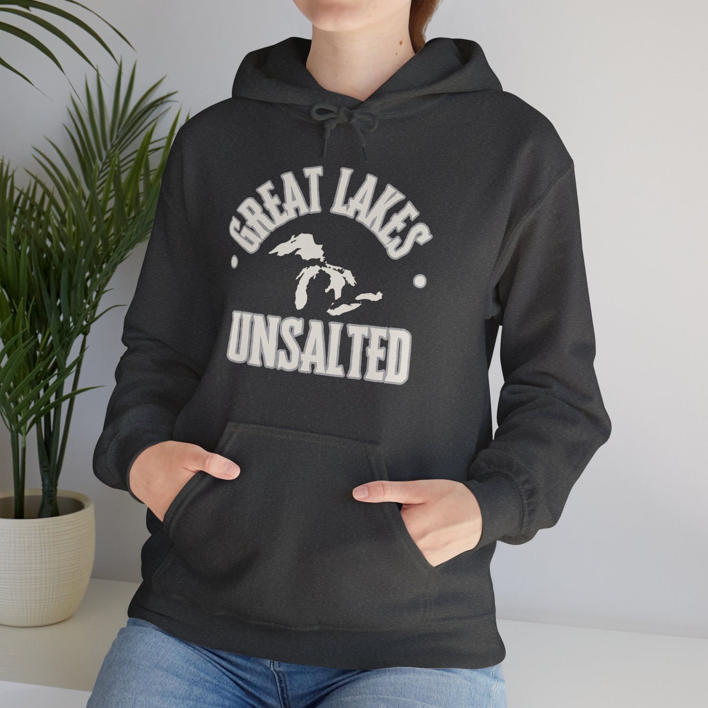 Great Lakes Unsalted Hoodie, Great Lakes Sweatshirt, Boating Hoodie, Camping Hoodie, Beach Hoodie, Gift For Anyone